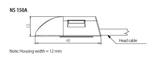 CONTACT-TEMPERATURE-SENSOR-WITH-CABLE---brass--50-°C-to-130-°C-Drawing