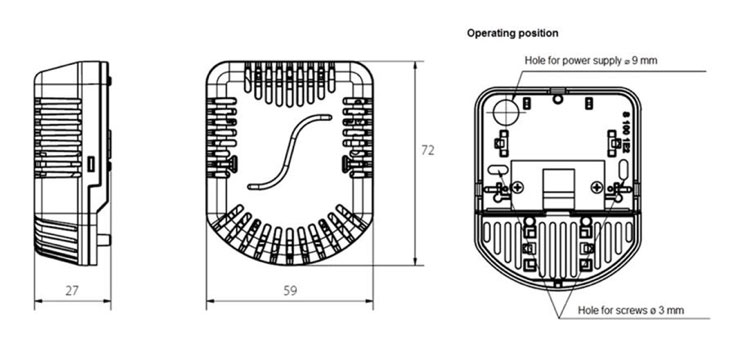 SC-500-–-CO2-SENSOR-WITH-CURRENT-OUTPUT-4-TO-20-mA-Dimensional-Draft