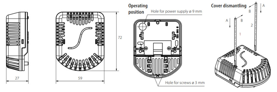 STHCPV-104---TEMPERATURE,-RELATIVE-HUMIDITY,-CO2,-ATM.-PRESSURE-AND-VOC-INTERIOR-SENSOR-Dimensional-Draft