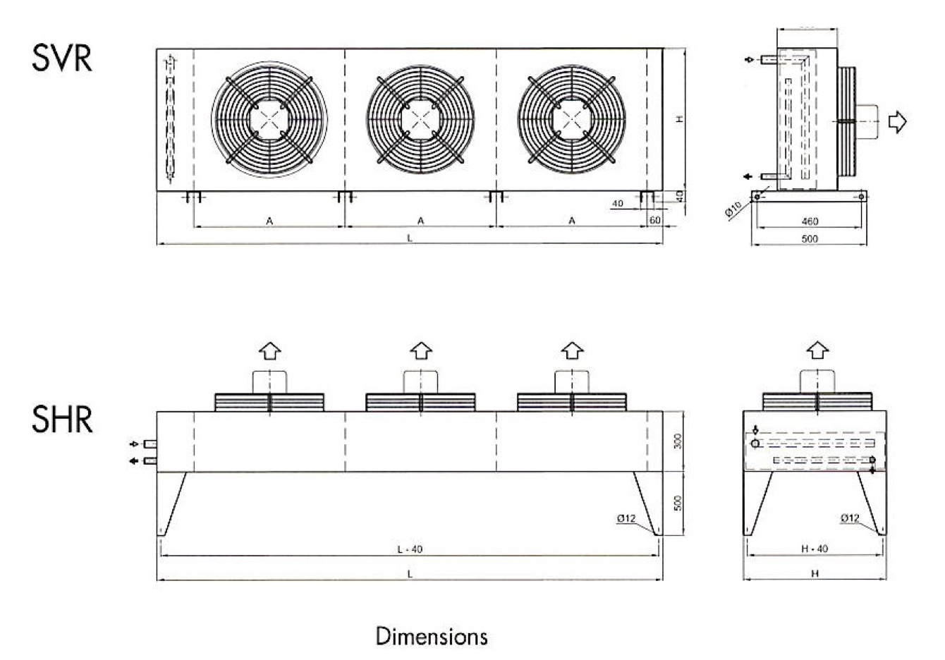 Condensers SVR:SHR -3