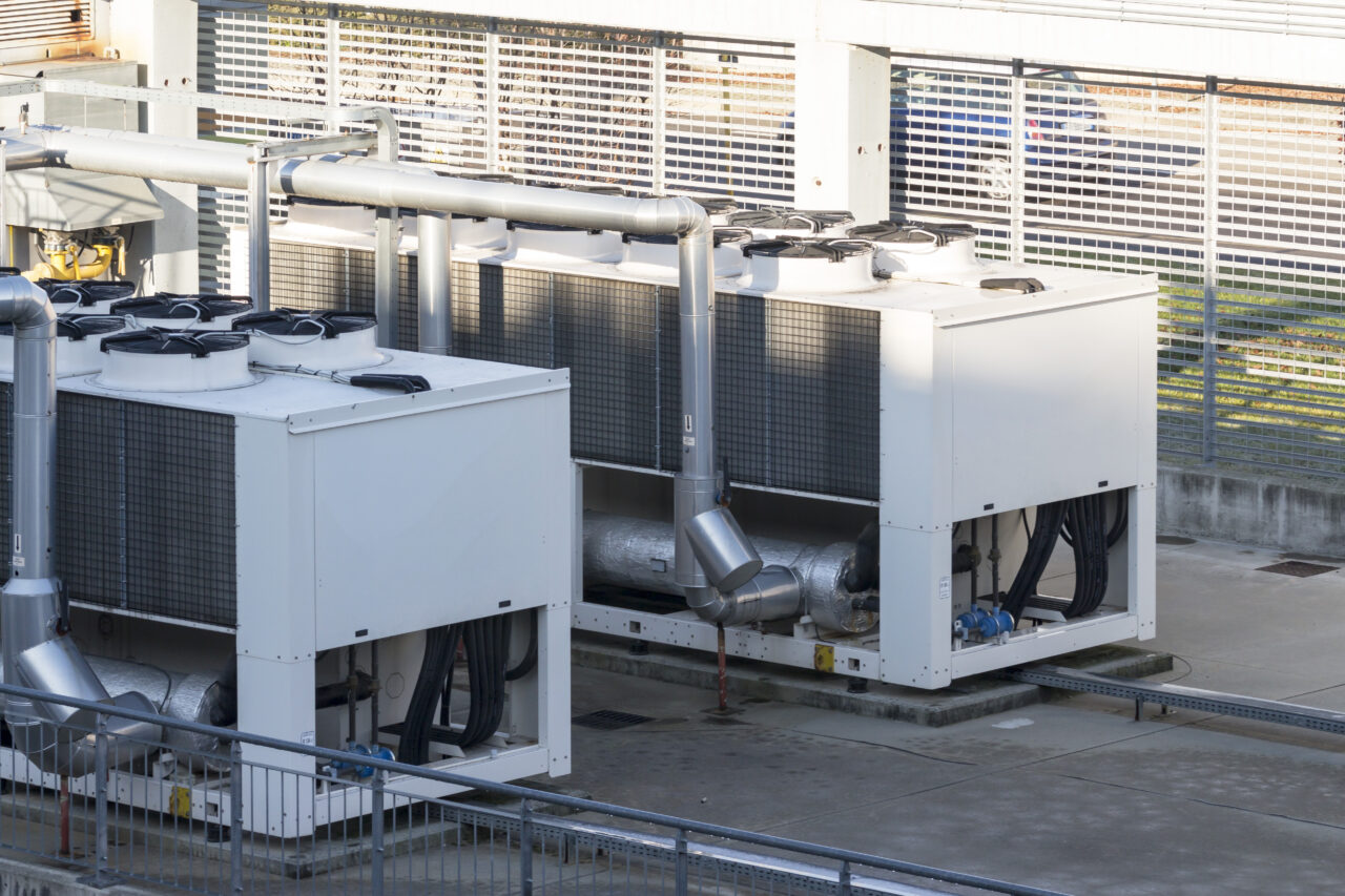 Refrigerating,Unit,For,Realization,Chilled,Water,In,An,Industry